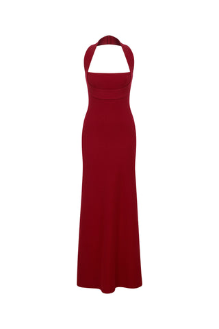 Sophie knit halter-neck dress