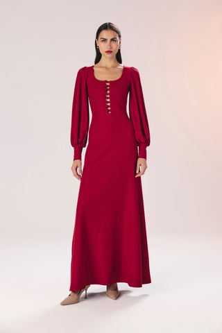 Margot balloon sleeve dress