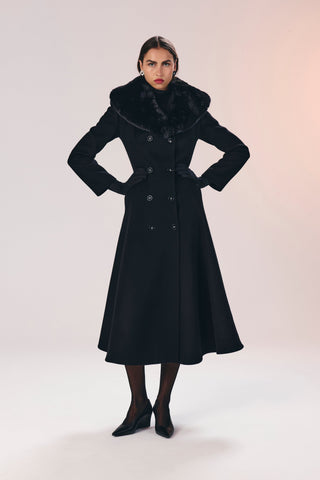 Estelle wool coat