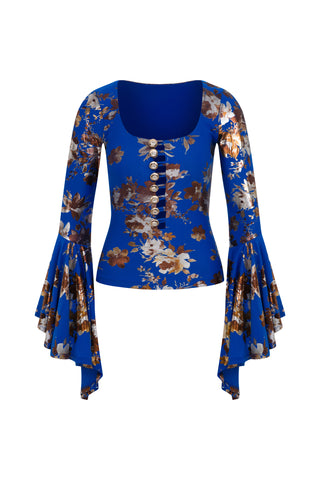 Midnight Bloom Blouse